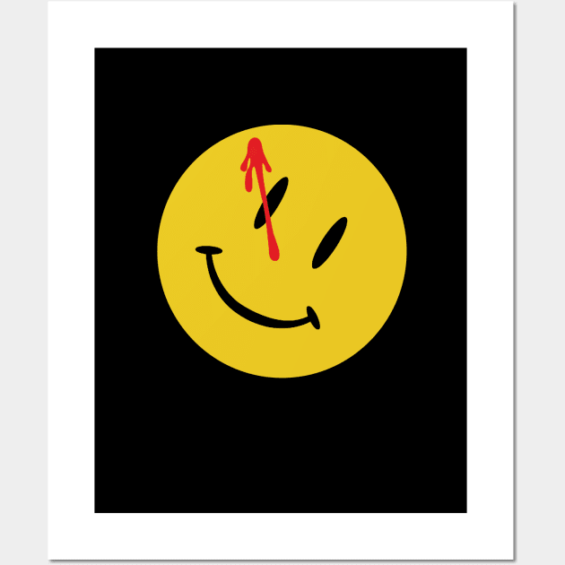 Watchmen Comedian Badge Wall Art by Masterpopmind